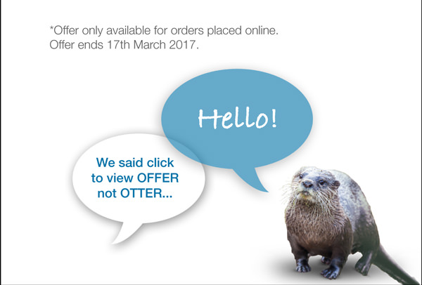 Offer ends 17th March.